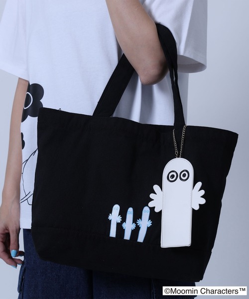 MARY QUANT（マリークワント）の「MOOMIN×MQキャンバス トート（トートバッグ・レディース・コーラルレッド/グリーン/ライトブルー・FREE）」の12枚目の写真