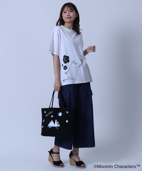 MARY QUANT（マリークワント）の「MOOMIN×MQキャンバス トート（トートバッグ・レディース・コーラルレッド/グリーン/ライトブルー・FREE）」の13枚目の写真
