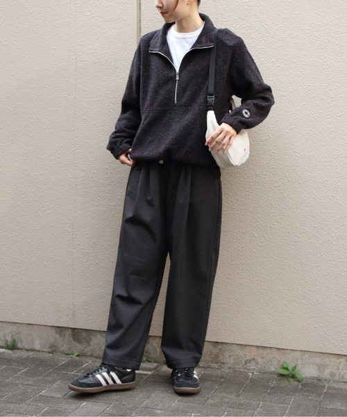 ORCIVAL(オーシバル)の「ORCIVAL/オーシバル スタンドカラーフリースジッププルオーバー STAND COLLAR FLEECE ZIP PULLOVER OR-A0824 YFR(その他トップス・レディース・チャコールグレー/ブルー/オートミール・1)」の10枚目の写真