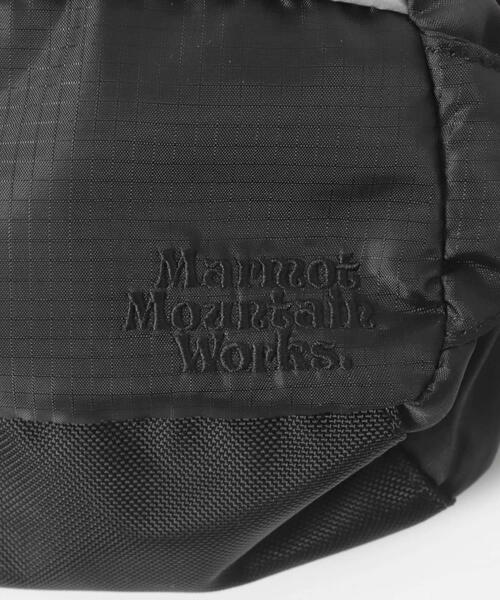 MARMOT(マーモット)の「『別注』Marmot×DOORS BODY BAG(ボディバッグ/ウエストポーチ・メンズ・ブラック/ネイビー・ONE)」の9枚目の写真