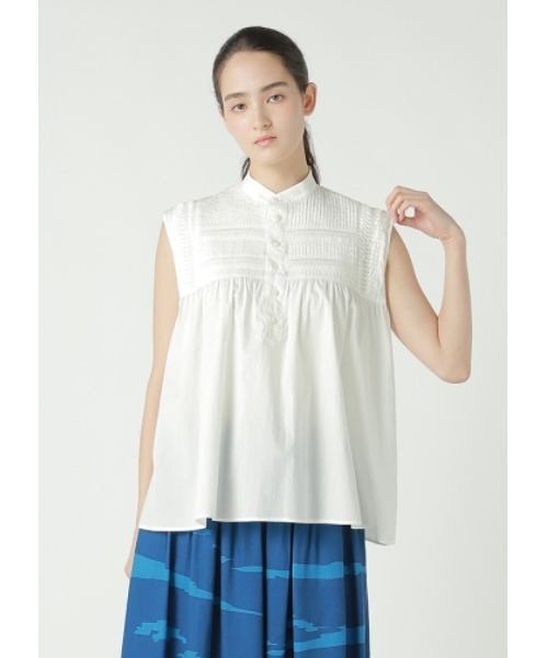 ZUCCa(ズッカ)の「HIGH DENSITY WASHER / P(ベスト・レディース・ホワイト/ブラック/ライトブルー・M size)」の6枚目の写真