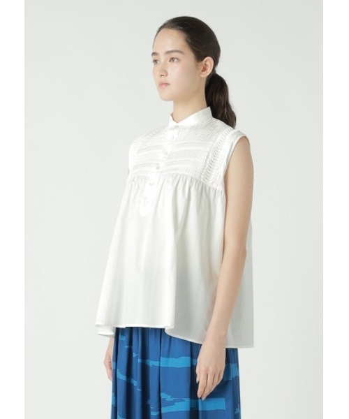 ZUCCa(ズッカ)の「HIGH DENSITY WASHER / P(ベスト・レディース・ホワイト/ブラック/ライトブルー・M size)」の7枚目の写真