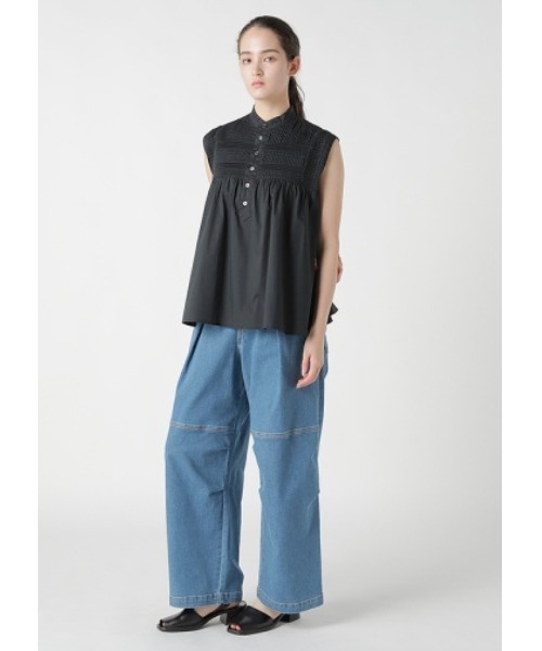 ZUCCa(ズッカ)の「HIGH DENSITY WASHER / P(ベスト・レディース・ホワイト/ブラック/ライトブルー・M size)」の10枚目の写真