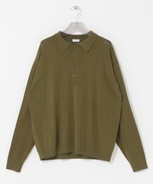 crepuscule（クレプスキュール）の「crepuscule　Long-Sleeve Polo（ポロシャツ）」