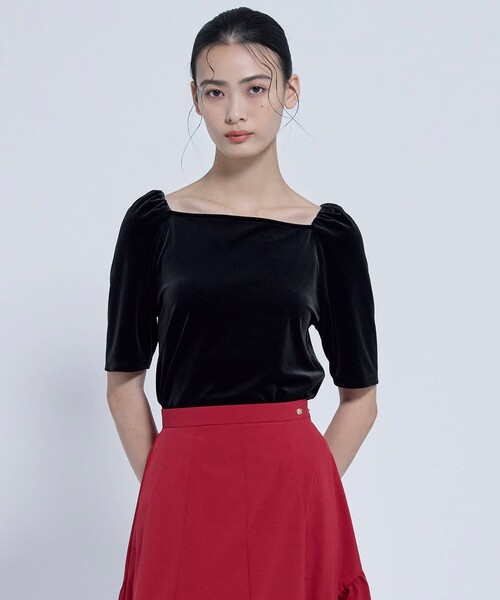 TOCCA(トッカ)の「NIGHT VEIL カットソー(Tシャツ/カットソー・レディース・ブラウン系/ブラック系・SMALL/MEDIUM)」の1枚目の写真