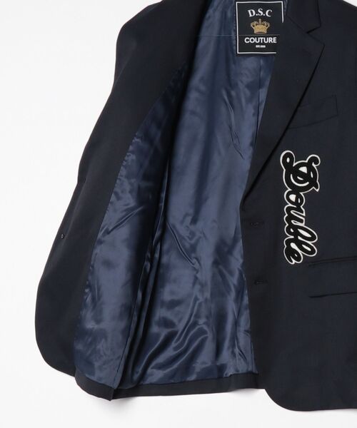 DOUBLE STANDARD CLOTHING(ダブルスタンダードクロージング)の「ウールブローチジャケット(テーラードジャケット・レディース・ネイビー・38/36)」の15枚目の写真