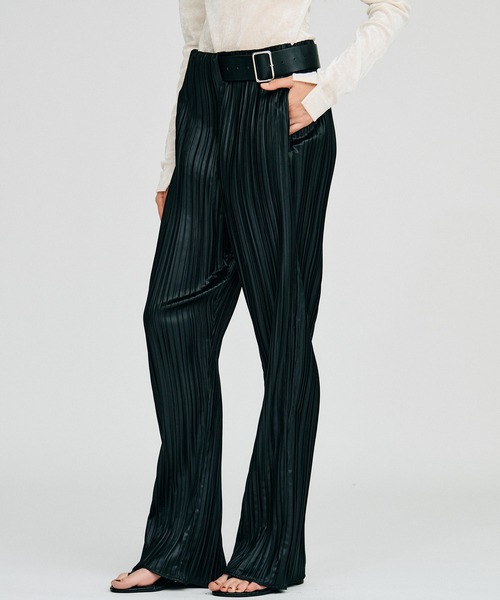 PRANK PROJECT(プランクプロジェクト)の「【2026Autumn Pre-Order】ベルテッドプリーツパンツ / Belted Pleated Pants(その他パンツ・レディース・ブラウン/ブラック・38/36)」の18枚目の写真