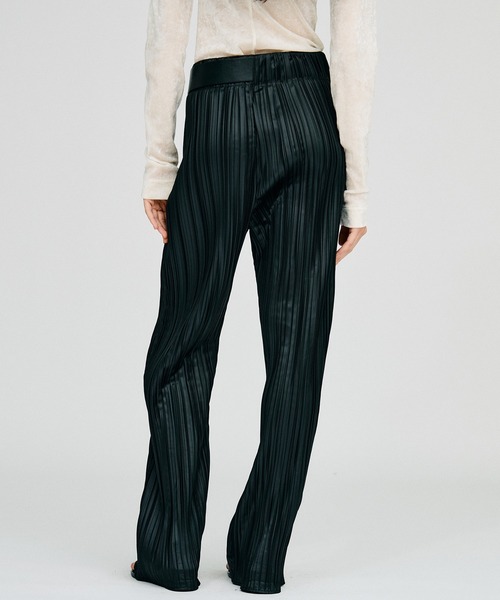 PRANK PROJECT(プランクプロジェクト)の「【2026Autumn Pre-Order】ベルテッドプリーツパンツ / Belted Pleated Pants(その他パンツ・レディース・ブラウン/ブラック・38/36)」の3枚目の写真