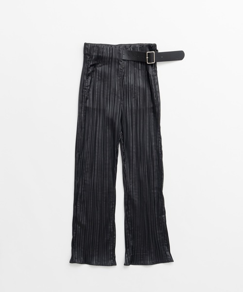 PRANK PROJECT(プランクプロジェクト)の「【2026Autumn Pre-Order】ベルテッドプリーツパンツ / Belted Pleated Pants(その他パンツ・レディース・ブラウン/ブラック・38/36)」の6枚目の写真