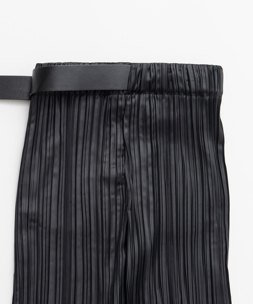 PRANK PROJECT(プランクプロジェクト)の「【2026Autumn Pre-Order】ベルテッドプリーツパンツ / Belted Pleated Pants(その他パンツ・レディース・ブラウン/ブラック・38/36)」の9枚目の写真