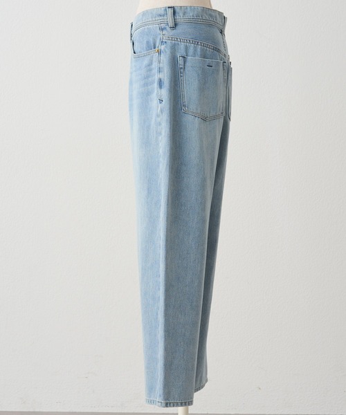 PUAL CE CIN(ピュアルセシン)の「縦ストレッチデニムパンツ(デニムパンツ・レディース・ブルー/インディゴブルー・FREE)」の16枚目の写真