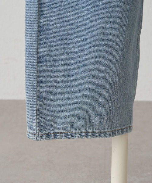 PUAL CE CIN(ピュアルセシン)の「縦ストレッチデニムパンツ(デニムパンツ・レディース・ブルー/インディゴブルー・FREE)」の22枚目の写真