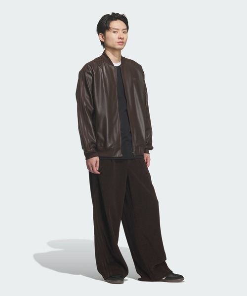 adidas（アディダス）の「SSTプレザージャケット / アディダスオリジナルス adidas Originals（ジャージ・メンズ・ブラウン・XX-LARGE/3XL/4XL/LARGE/MEDIUM/SMALL/X-LARGE/X-SMALL）」の5枚目の写真
