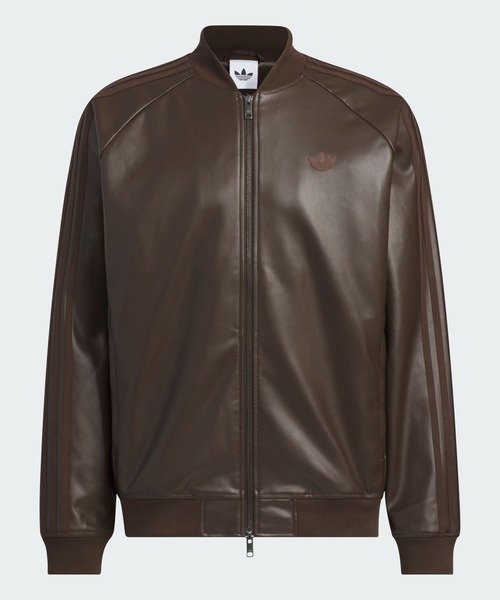 adidas（アディダス）の「SSTプレザージャケット / アディダスオリジナルス adidas Originals（ジャージ・メンズ・ブラウン・XX-LARGE/3XL/4XL/LARGE/MEDIUM/SMALL/X-LARGE/X-SMALL）」の8枚目の写真