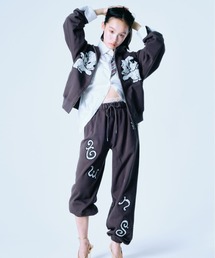 twins（nemne store）（ツインズ）の「Lace twins logo sweat pants（スウェットパンツ）」