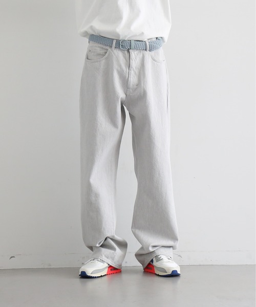 KAIKO(カイコー)の「KAIKO Loose denim pants(その他パンツ・メンズ・グレー・1/2)」の1枚目の写真
