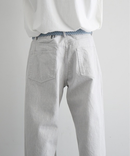 KAIKO(カイコー)の「KAIKO Loose denim pants(その他パンツ・メンズ・グレー・1/2)」の3枚目の写真