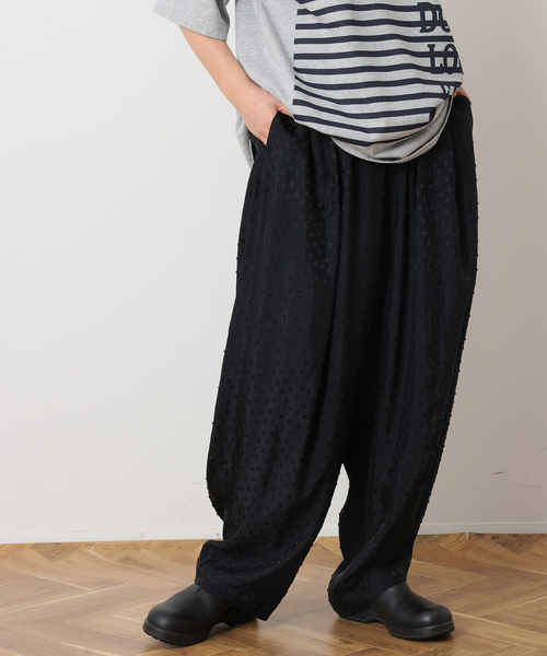 JOURNAL STANDARD LUXE(ジャーナルスタンダード ラックス)の「ドットJQ カームパンツ(その他パンツ・レディース・ネイビー/ブラック・FREE)」の22枚目の写真