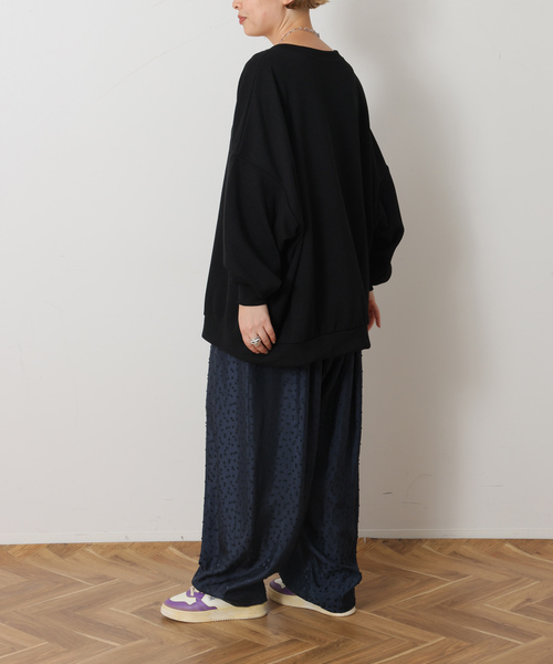 JOURNAL STANDARD LUXE(ジャーナルスタンダード ラックス)の「ドットJQ カームパンツ(その他パンツ・レディース・ネイビー/ブラック・FREE)」の3枚目の写真