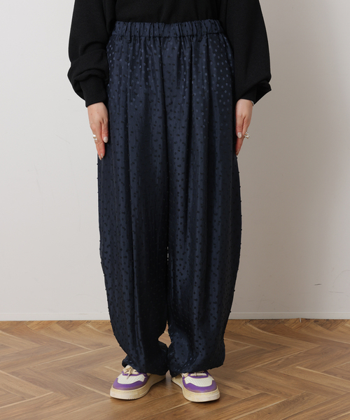 JOURNAL STANDARD LUXE(ジャーナルスタンダード ラックス)の「ドットJQ カームパンツ(その他パンツ・レディース・ネイビー/ブラック・FREE)」の18枚目の写真
