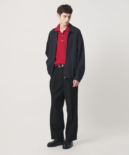 BEAUTY&YOUTH UNITED ARROWS（ビューティーアンドユースユナイテッドアローズ）の「アーバン サッカー チェック ジップ シャツ（シャツ/ブラウス・メンズ・ベージュ/ネイビー・XL/M/L/S）」の7枚目の写真