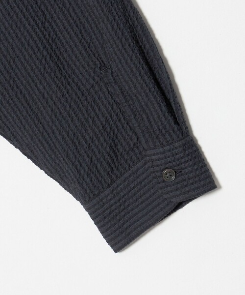 BEAUTY&YOUTH UNITED ARROWS（ビューティーアンドユースユナイテッドアローズ）の「アーバン サッカー チェック ジップ シャツ（シャツ/ブラウス・メンズ・ベージュ/ネイビー・XL/M/L/S）」の16枚目の写真
