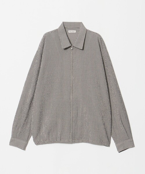 BEAUTY&YOUTH UNITED ARROWS（ビューティーアンドユースユナイテッドアローズ）の「アーバン サッカー チェック ジップ シャツ（シャツ/ブラウス・メンズ・ベージュ/ネイビー・XL/M/L/S）」の22枚目の写真