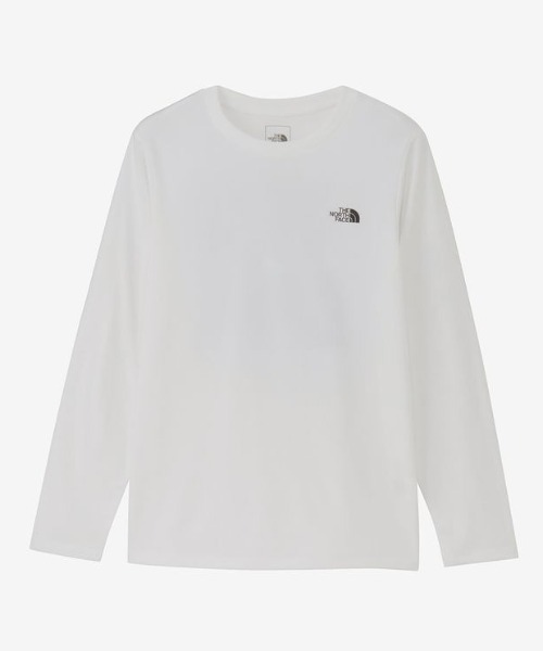 THE NORTH FACE(ザノースフェイス)の「THE NORTH FACE/ザ・ノース・フェイス L/S FL SQUARE LG T ロンT NTW82676(Tシャツ/カットソー・レディース・ホワイト/ブラック・XL/L/M/S)」の3枚目の写真
