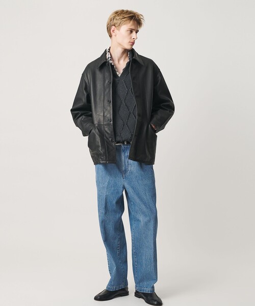 BEAUTY&YOUTH UNITED ARROWS（ビューティーアンドユースユナイテッドアローズ）の「ハイツイスト フェード デニム パンツ スタンダード NO.9（デニムパンツ・メンズ・ライトブルー・S/L/XL/M）」の2枚目の写真
