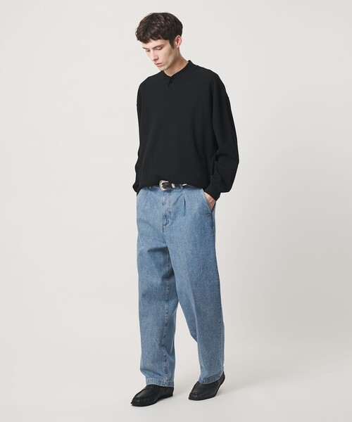 BEAUTY&YOUTH UNITED ARROWS（ビューティーアンドユースユナイテッドアローズ）の「ハイツイスト フェード デニム パンツ スタンダード NO.9（デニムパンツ・メンズ・ライトブルー・S/L/XL/M）」の4枚目の写真