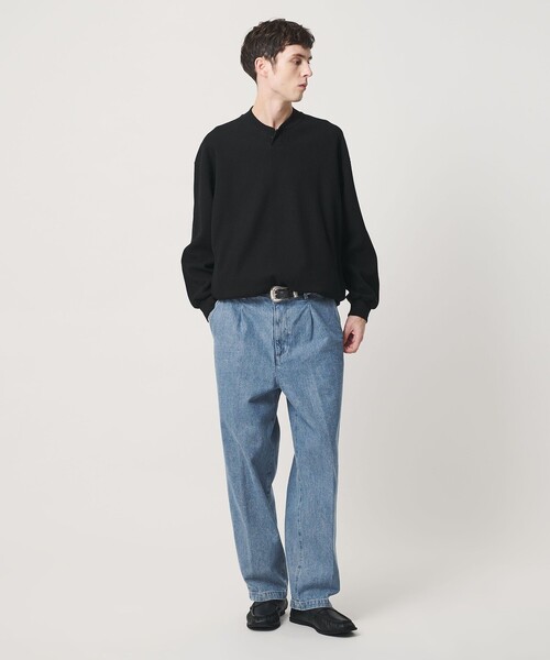 BEAUTY&YOUTH UNITED ARROWS（ビューティーアンドユースユナイテッドアローズ）の「ハイツイスト フェード デニム パンツ スタンダード NO.9（デニムパンツ・メンズ・ライトブルー・S/L/XL/M）」の5枚目の写真