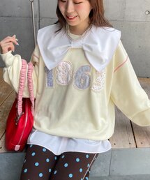 【HELLO.SANFRANCISCO】ロゴパッチワークビッグスウェット