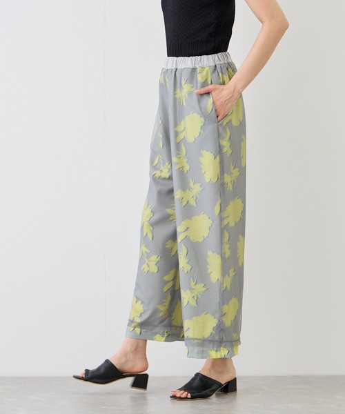 Jayro(ジャイロ)の「花柄×チュールレイヤーパンツ(その他パンツ・レディース・ホワイト系その他2/チャコールグレー/グレー・FREE)」の13枚目の写真