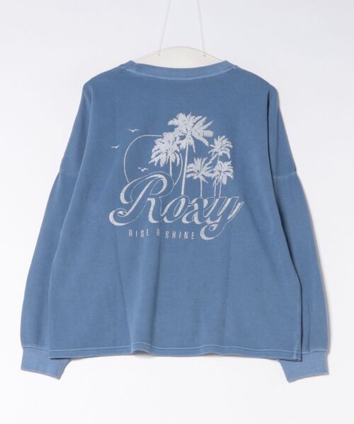 ROXY(ロキシー)の「ROXY RISE & SHINE ワッフルニット長袖Tシャツ ロンT 【2026年秋冬モデル】/ロキシー(Tシャツ/カットソー・レディース・ベージュ/パープル/ナチュラル/ブルー・MEDIUM/SMALL/LARGE)」の5枚目の写真