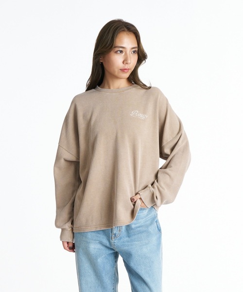 ROXY(ロキシー)の「ROXY RISE & SHINE ワッフルニット長袖Tシャツ ロンT 【2026年秋冬モデル】/ロキシー(Tシャツ/カットソー・レディース・ベージュ/パープル/ナチュラル/ブルー・MEDIUM/SMALL/LARGE)」の7枚目の写真