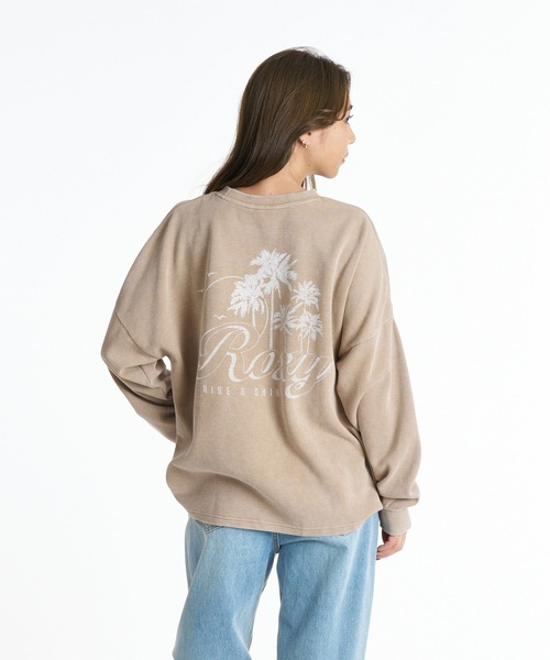ROXY(ロキシー)の「ROXY RISE & SHINE ワッフルニット長袖Tシャツ ロンT 【2026年秋冬モデル】/ロキシー(Tシャツ/カットソー・レディース・ベージュ/パープル/ナチュラル/ブルー・MEDIUM/SMALL/LARGE)」の8枚目の写真