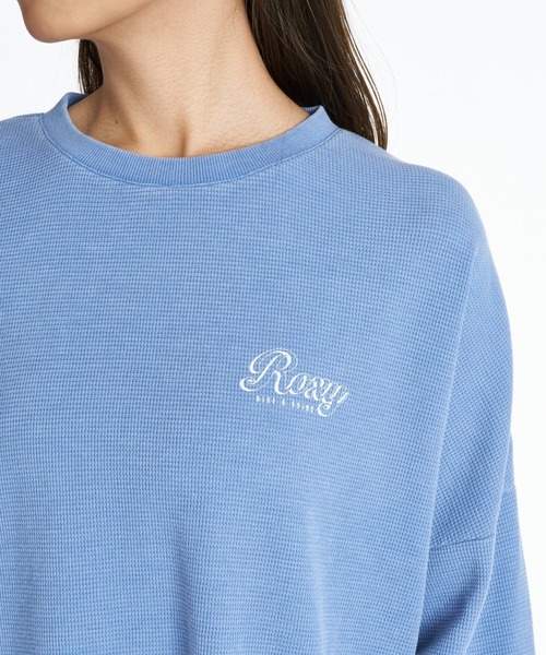 ROXY(ロキシー)の「ROXY RISE & SHINE ワッフルニット長袖Tシャツ ロンT 【2026年秋冬モデル】/ロキシー(Tシャツ/カットソー・レディース・ベージュ/パープル/ナチュラル/ブルー・MEDIUM/SMALL/LARGE)」の12枚目の写真