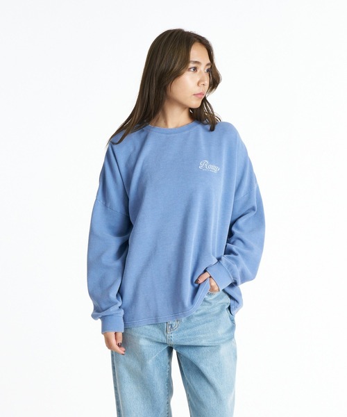 ROXY(ロキシー)の「ROXY RISE & SHINE ワッフルニット長袖Tシャツ ロンT 【2026年秋冬モデル】/ロキシー(Tシャツ/カットソー・レディース・ベージュ/パープル/ナチュラル/ブルー・MEDIUM/SMALL/LARGE)」の15枚目の写真