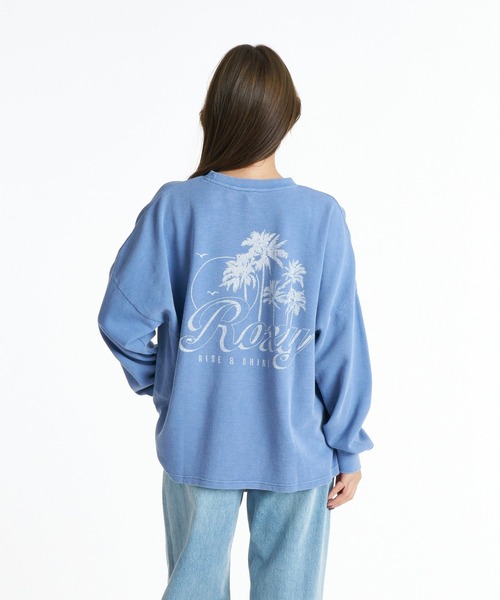 ROXY(ロキシー)の「ROXY RISE & SHINE ワッフルニット長袖Tシャツ ロンT 【2026年秋冬モデル】/ロキシー(Tシャツ/カットソー・レディース・ベージュ/パープル/ナチュラル/ブルー・MEDIUM/SMALL/LARGE)」の16枚目の写真