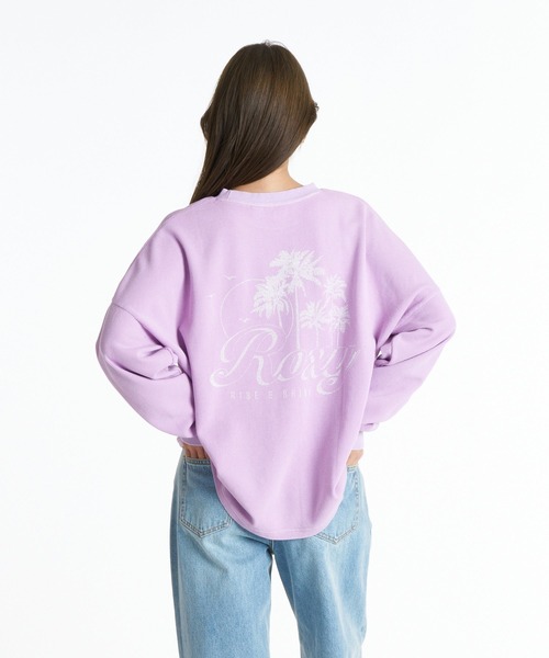ROXY(ロキシー)の「ROXY RISE & SHINE ワッフルニット長袖Tシャツ ロンT 【2026年秋冬モデル】/ロキシー(Tシャツ/カットソー・レディース・ベージュ/パープル/ナチュラル/ブルー・MEDIUM/SMALL/LARGE)」の19枚目の写真