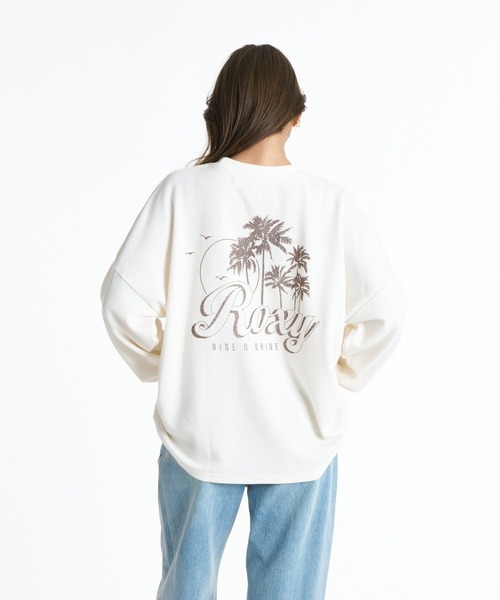ROXY(ロキシー)の「ROXY RISE & SHINE ワッフルニット長袖Tシャツ ロンT 【2026年秋冬モデル】/ロキシー(Tシャツ/カットソー・レディース・ベージュ/パープル/ナチュラル/ブルー・MEDIUM/SMALL/LARGE)」の11枚目の写真