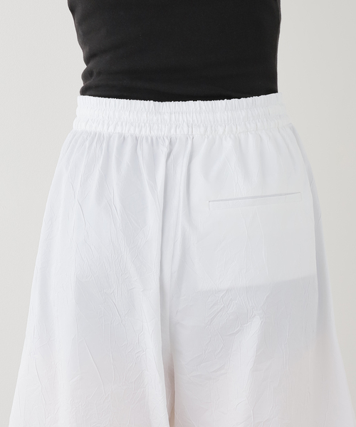 journal standard L'essage(ジャーナルスタンダードレサージュ)の「ROHE/ローエ Volume crushed cotton trousers パンツ(その他パンツ・レディース・ホワイト・36/34)」の8枚目の写真