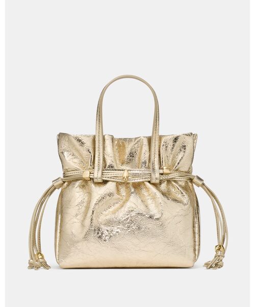 kate spade new york（ケイトスペード ニューヨーク）の「リオ メタリック ミニ トート バッグ（ショルダーバッグ・レディース・イエロー・ONESIZE）」の6枚目の写真