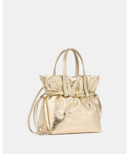 kate spade new york（ケイトスペード ニューヨーク）の「リオ メタリック ミニ トート バッグ（ショルダーバッグ・レディース・イエロー・ONESIZE）」の5枚目の写真