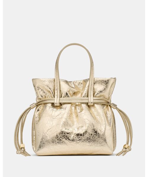 kate spade new york（ケイトスペード ニューヨーク）の「リオ メタリック ミニ トート バッグ（ショルダーバッグ・レディース・イエロー・ONESIZE）」の4枚目の写真