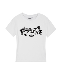 PONG SUGAR レディース スリムフィット 半袖Tシャツ 5 COLORS