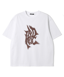 男女共用スモージAD HOCグラフィックTシャツ (O-WHITE) (HC6STA7)