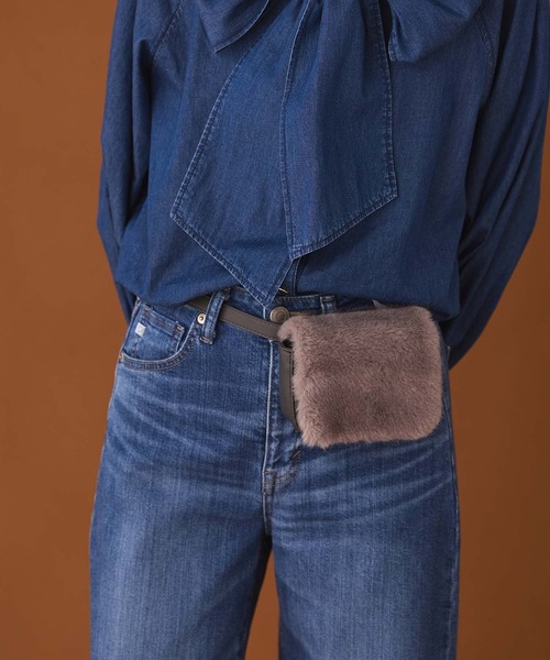 Gready Brilliant(グレディブリリアン)の「2Way Bag Belt(ベルト・レディース・ブラウン/グレー・FREE)」の3枚目の写真