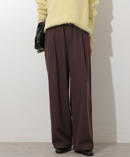 JOURNAL STANDARD relume(ジャーナルスタンダード レリューム)の「ドライカルゼタックイージーパンツ(スラックス・レディース・ブラック/ベージュ/ブラウン・38/36)」の13枚目の写真