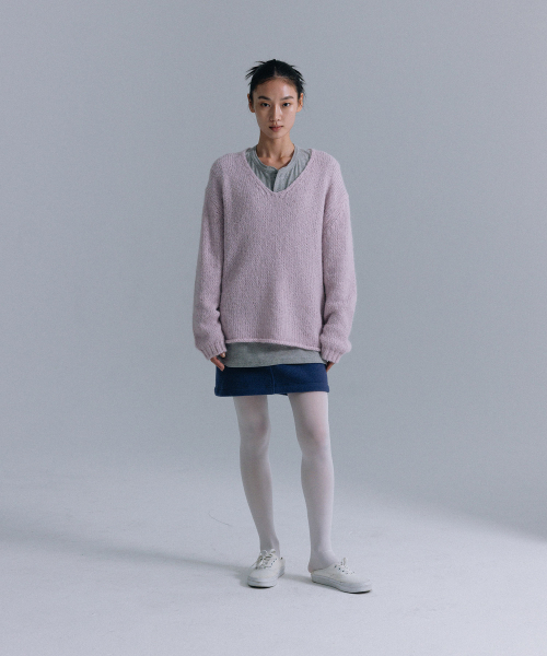 haag(ヘイグ)の「a deep V knit (pale pink)(ニット/セーター・レディース・その他・FREE)」の7枚目の写真